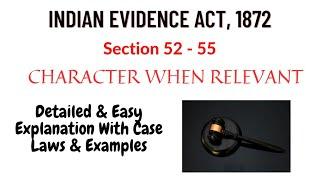 Section 52 - 55, Indian Evidence Act | Case Laws | Judiciary