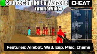 Counter-Strike 1.6 Warzone Cheat Aimbot, Wall, Speed Kuvik v2.3 | HVH | 2022