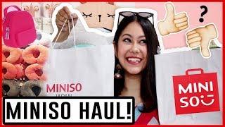 BEST MINISO INDIA HAUL | All Under ₹450 | ThatQuirkyMiss