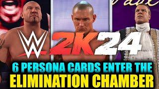 *UNLOCKED THESE 6 PERSONA CARDS* And Put Them In An Elimination Chamber | WWE 2K24 MyFACTION