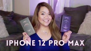 iPhone 12 PRO MAX Gold and Graphite UNBOXING and First Impressions | paulatwinkle