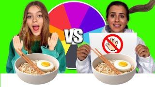 Desafio SEM as Mãos vs COM Mãos de Boneca com Roleta Misteriosa!