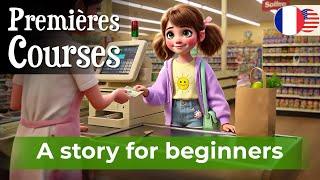 Let's Learn French Easily with Present Tense Story (First Shopping)