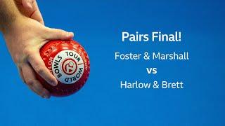 Just. 2020 World Indoor Bowls Championships: Day 11 Session 2 - Foster & Marshall vs Harlow & Brett