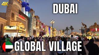 Global Village Dubai 4k Complete Walking Tour, Mini World, Road of Asia 