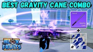 The MOST Broken Gravity Cane Combo In Blox Fruits