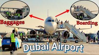 Boarding the Plane at Dubai Airport | Plane Landing | 4K Video