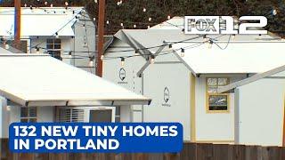 Portland adds 132 tiny home units; Some neighbors uneasy despite drop in crime reports