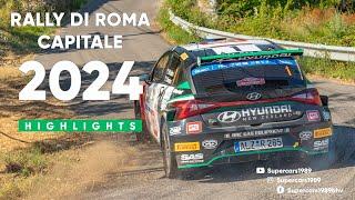 RALLY DI ROMA CAPITALE 2024 - HIGHLIGHTS _ Top moments, Max Attack, Show & Jumps [Supercars1989]