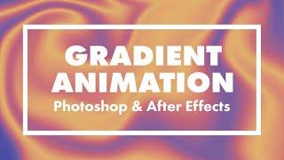 Photoshop Gradient Background Animation After Effects Tutorial