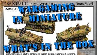 Wargaming in Miniature  What's in the Box  Forged in Battle 15mm WW2 SdKfz 251 Heavy Weapons