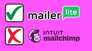 Mailerlite vs Mailchimp - SPOILERS Mailerlite is awesome