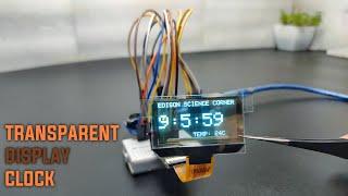 How to Use Transparent OLED display with Arduino | DF Robot