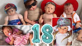 ROTINA DE TODOS OS 18 BEBÊS REBORN | SE ARRUMANDO PARA A PISCINA | PARTE 2 | GABI REBORN