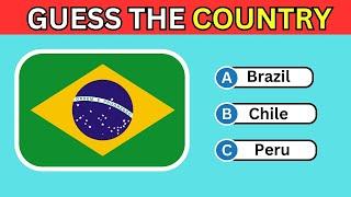 GUESS THE COUNTRY! Can You Name These Flags? | Quiz Genzee