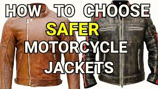 How To Choose A Safe Motorcycle Jacket | Motorcycle Armor | Goldtop Bobber Leather Jacket Review