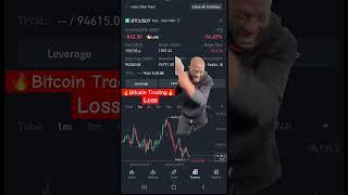 Bitcoin Loss with 100X Leverage Trading in Binance Futures #Binanceisscam