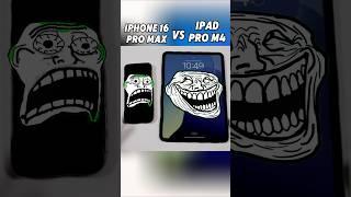 iPhone 16 Pro Max vs iPad Pro M4  Insane Speed Test! Can the iPad Keep Up?  #shorts #viralvideo