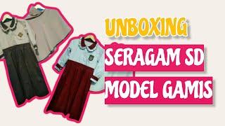 UNBOXING SERAGAM SD PUTIH MERAH & PRAMUKA MODEL GAMIS