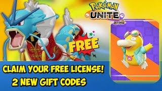 Claim Your FREE License!  2 New Gift Codes Revealed in Pokémon Unite!