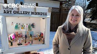 Miniature art gallery encourages creativity