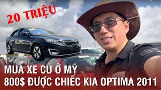 Đấu giá xe: 20 triệu có Kia Optima 2011. Quá rẻ