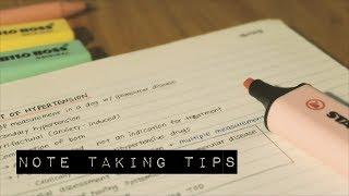 *eng cc* NOTE TAKING TIPS : 내가 노트정리 하는법 | 노트필기 팁들 | 공부방법