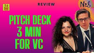 {Review Pitch Deck} 3 min for VC via Zoom #8 | iLIFTTV