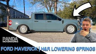 Lower Your Ford Maverick! | H&R Lowering Super Sport Springs Install