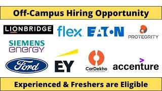 9 Off-Campus Drives || Apply Now #hiring #jobs