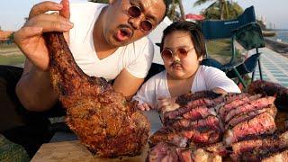 Tomahawk with my son : Salt bae Express