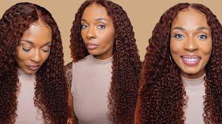 I Got It From Amazon! Bye Bye Knots Glueless Copper Curly Wig ft Nadula Hair