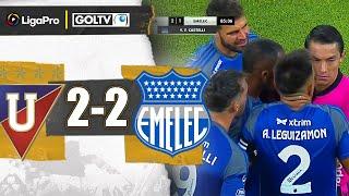 FINAL DE INFARTO y PARTIDAZO | Liga de Quito 2-2 Emelec | LigaPro 2024