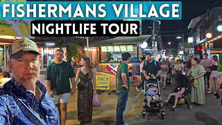 Fishermans Village Nightlife in Koh Samui Thailand Tour Vlog 2024