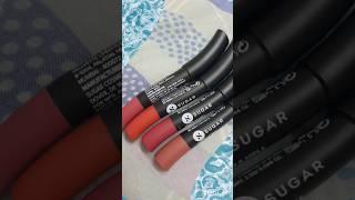 "Unleash Your Colors! Sugar Cosmetics Crayon Lipstick Review & Swatches " #shortsfeed #shorts