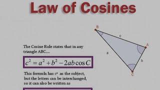 Law of cosines #maths #difference #all #calculas #batman #first #euler #different