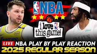 LAKERS vs DALLAS MAVERICKS│ 2025 NBA Season Basketball Game Play-By-Play Reaction & Scoreboard