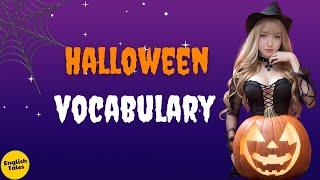 Halloween vocabulary in English | English Vocabulary for Halloween | English Tales Learning Hub