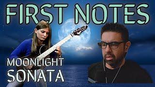 SHE SHREDS!!!  Reacting to "Moonlight Sonata" by Tina S - Dino's First Notes