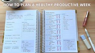 How I Manage My Time - My Healthy Productive Weekly Schedule | The Best 2025 Planner