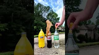 Popular Coke Sodas Vs Mentos 68 (IN REVERSE) #satisfying #experiment #asmr