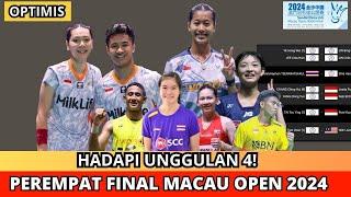 SIAP!! JADWAL PEREMPAT FINAL MACAU OPEN 2024 HARI INI #macauopen2024