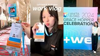 work conference vlog  Grace Hopper 2024! week in my life as a software engineer, exploring chilly