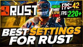 ЛУЧШИЕ НАСТРОЙКИ ГРАФИКИ В 2024 ГОДУ ДЛЯ PVP+FPS РАСТ | RUST BEST PVP FPS SETTING 2024 | FIX LAGS