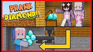 CARA PRANK DIAMOND @FannyTjandra !! Feat @sapipurba Minecraft RolePlay