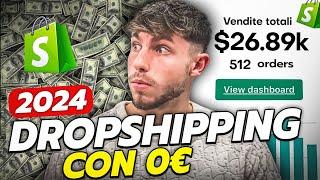 Come Iniziare Dropshipping con 0€ nel 2024 (UNICO MODO) Corso Gratis