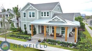 HUGE New Construction Pool Home in Newfield Palm City Florida | Modern Farmhouse & Wrap Around Porch