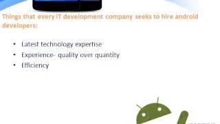 Reason For Every Company To Hire Android Developers