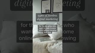 Faceless Digital Marketing #digitalproducts #facelessyoutube #facelessmarketing