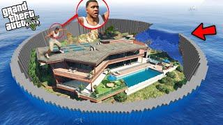 GTA 5 : Franklin Save His House From Biggest Tsunami Ever In Gta 5 ! (GTA 5 mods)